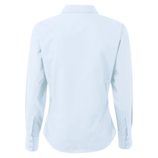 Premier Dames/Dames Popeline Blouse met Lange Mouwen (Lichtblauw) - Image 2