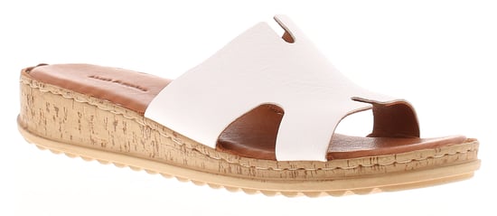 Hush Puppies Dames Sandalen Lage Wedge Eloise Leer Instap Wit - Image 1