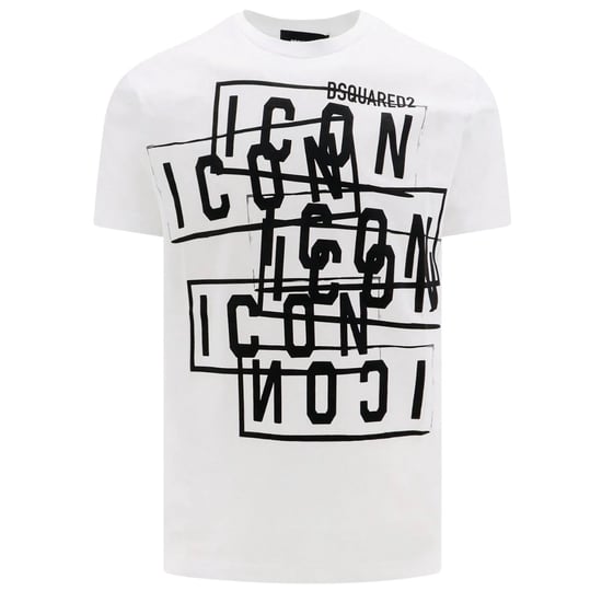 Dsquared2 pictogram stempels logo wit T-shirt - Image 1