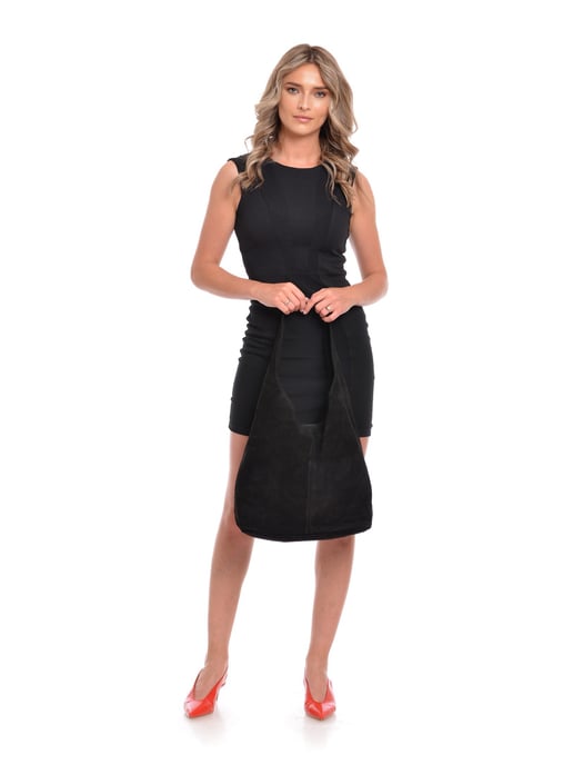 Renata Corsi SS22 RC 8128 Zwart Rundleer Tas - Image 5