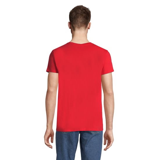 SOLS Heren Pioneer Biologisch Katoenen T-Shirt (Rood) - Image 2
