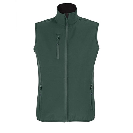 SOLS Dames/Dames Falcon Bodywarmer Softshell met rits (Bosgroen) - Image 1