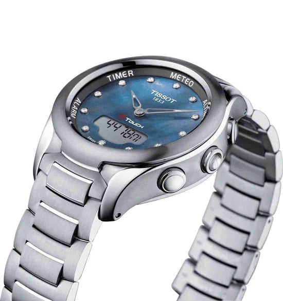 Tissot T-touch Solar Dames Zilveren Horloge T0752201110601 - Image 2