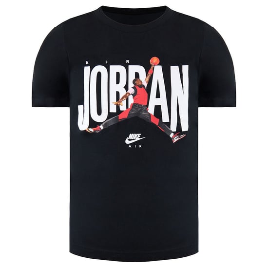 Nike Air Jordan Grafisch Logo Korte Mouw CrewNeck Zwart Kinder T-shirt CZ3713 010 - Image 1