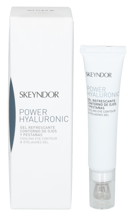 Skeyndor Power Hyaluronic Cooling Eye Contour&Eyelashes Gel 15ml. - Image 1