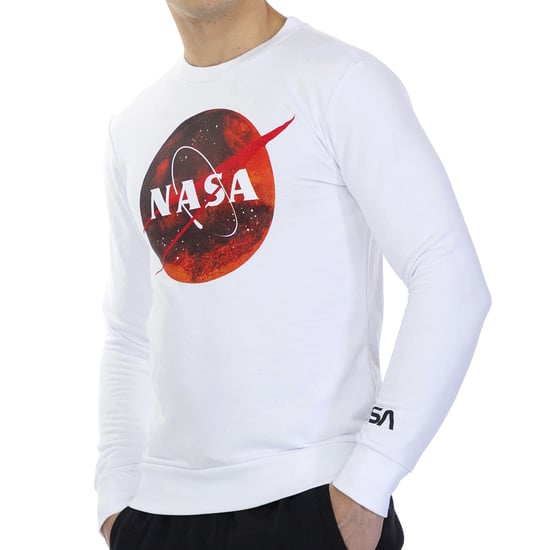 MARS12S men's basic long-sleeved round neck sweatshirt