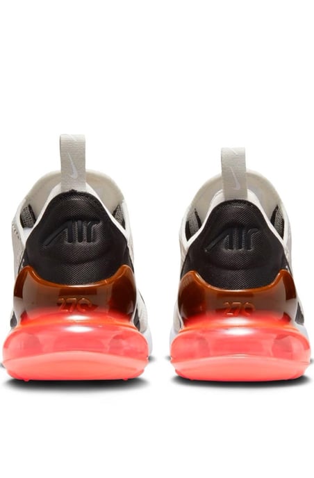 Nike Air Max 270-trainers, zwart/lichtbruin/hete punch - Image 5