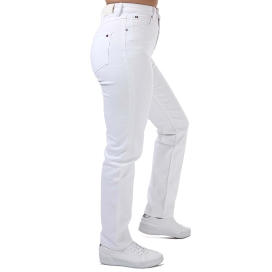 Dames Tommy Hilfiger Classic Straight Jeans in Wit - Image 4