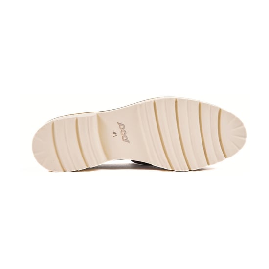 Pod Kortney Leren Dames Tan Multi-Brogues Schoenen - Image 3