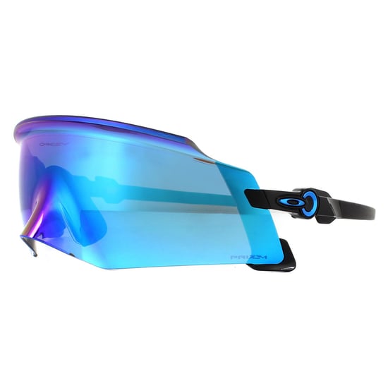Oakley Wrap Heren Polished Zwart Prizm Sapphire Zonnebril - Image 2