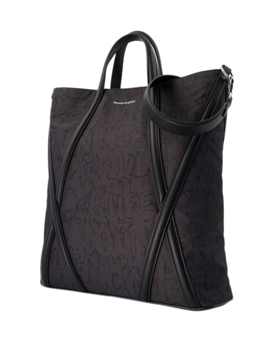 Harness Shopper Bag - Alexander McQueen - Nylon - Black - Image 2