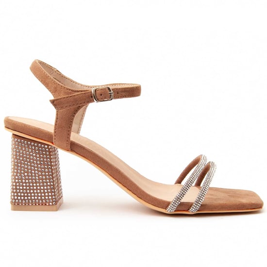Montevita Heel Sandal Sanndarey10 in Bruin - Image 2