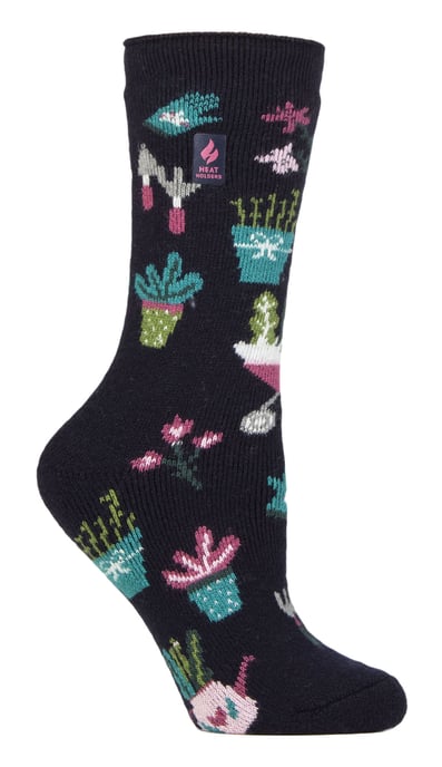 Heat Holders Lite - Dames Hobby Sokken - 1 Paar Winter Fleece Thermische Sokken - Groene Vingers - Image 1