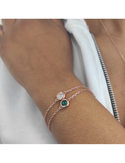 Geboortesteenarmbanden - Oostenrijks kristal - Image 1