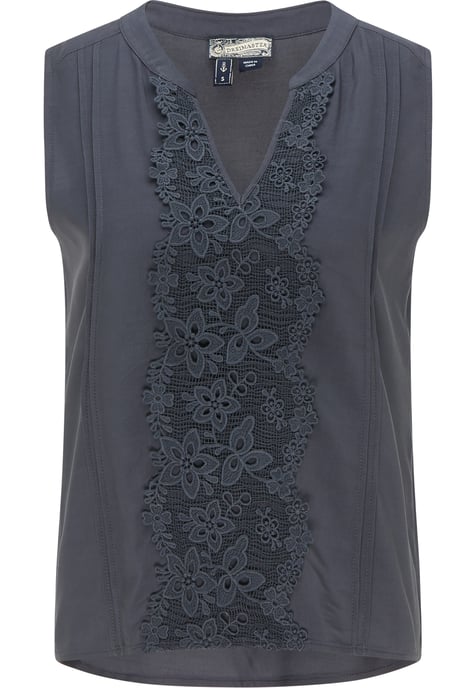 Dreimaster Top Dames Grijs-blauw - Image 1