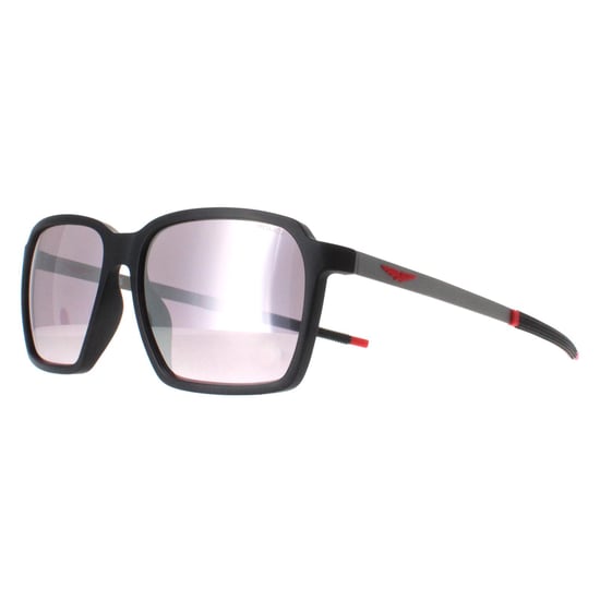 Police Square Mens Matte Black Pink Multilayer White Mirrored SPLL16 Solstice 5
