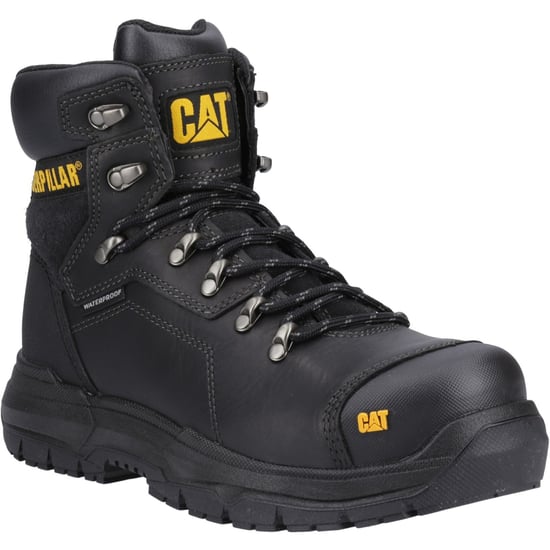 Caterpillar Diagnostic 2.0 Leder Zwart Veiligheidslaarzen - Image 1