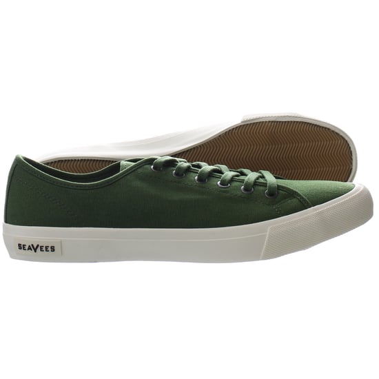 Seavees Monterey Sneaker Standard Green Mens Plimsolls