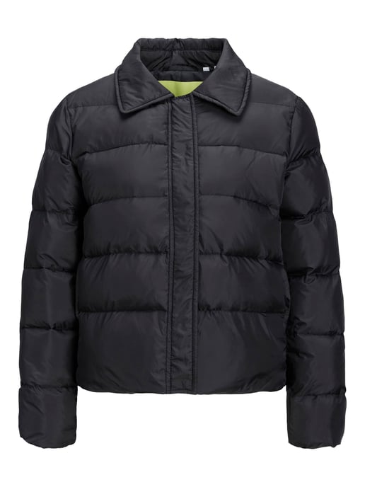 GBJJXX gewatteerde winterjas van gerecycled polyester zwart - Image 1