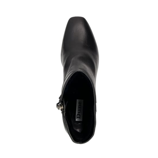 Dune Ladies Orlie - Leather Flare-Heel Ankle Boots - Image 4