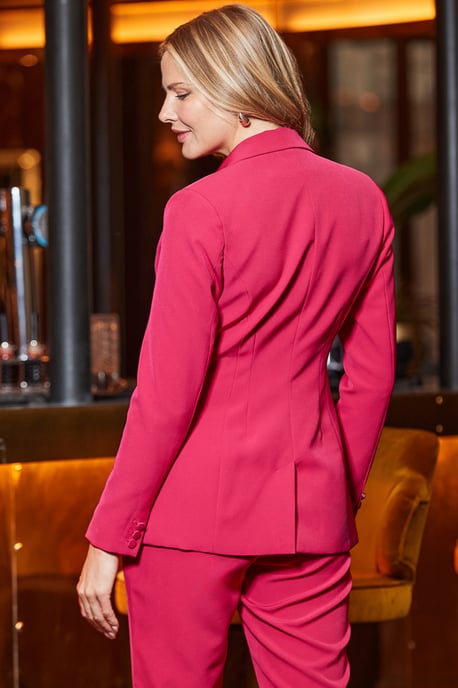 Rich Pink Tailored Blazer