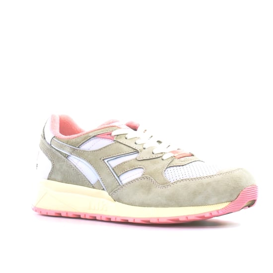Diadora LC23 N9002 Mens White/Pink Trainers