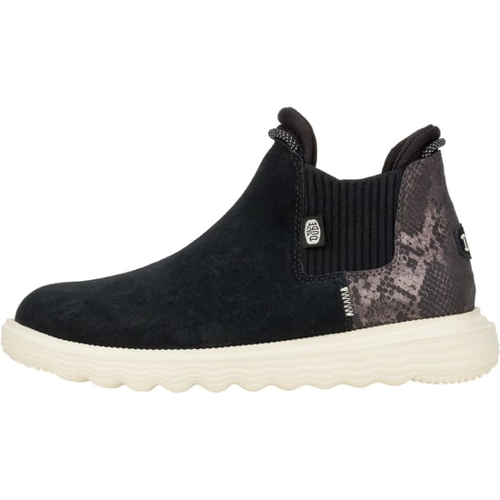 HEYDUDE Branson Novelty Leather Vrouwen Zwart/Snake Laarzen - Image 5
