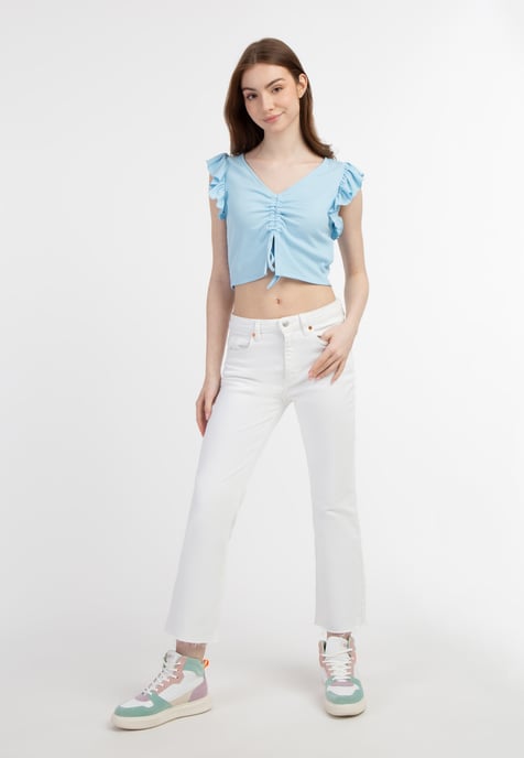 Mymo Top Dames lichtblauw - Image 2