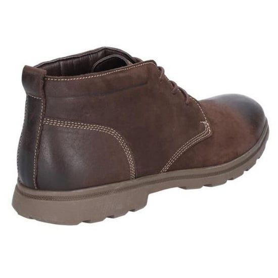Hush Puppies Heren Tyson Chukka Nubuck Lederen laars (Bruin) - Image 2