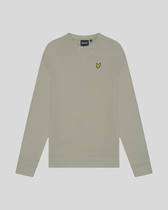 Lyle & Scott merk Sage uniform groen pull-over sweatshirt - Image 5