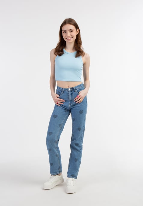 Mymo Tanktop Dames lichtblauw - Image 2