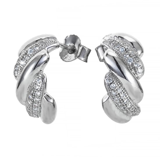 Orphelia 'Sabrina' Dames 925 Sterling Zilveren Stud Oorbellen - Zilver ZO-7348 - Image 1