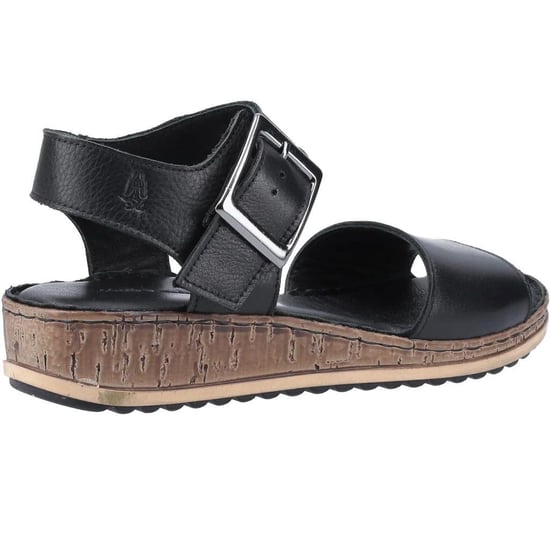 Hush Puppies Womens/Ladies Ellie Leather Sandals (Black)