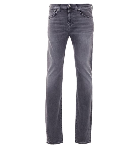 Edwin ED-80 Slim Tapered Jeans - Black Grey Kentaro Wash