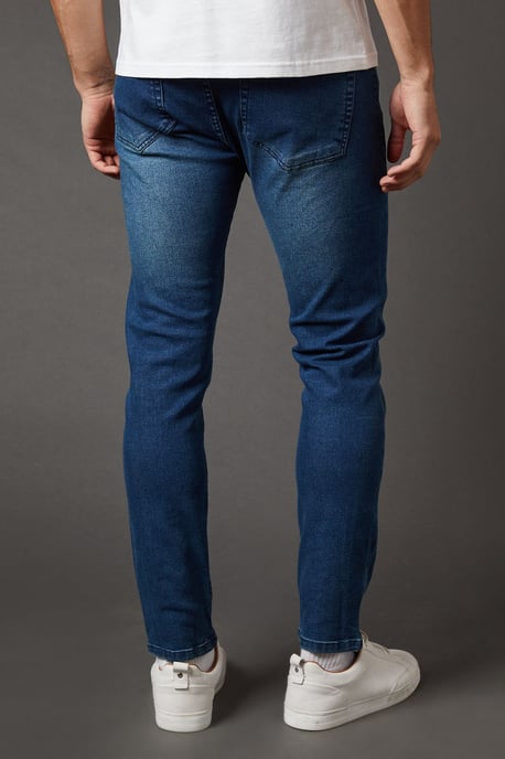 Blue Wash Skinny Fit Jeans