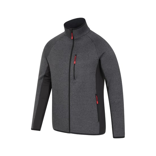 Mountain Warehouse Heren Treston Full Zip Fleecejack (Zwart) - Image 3