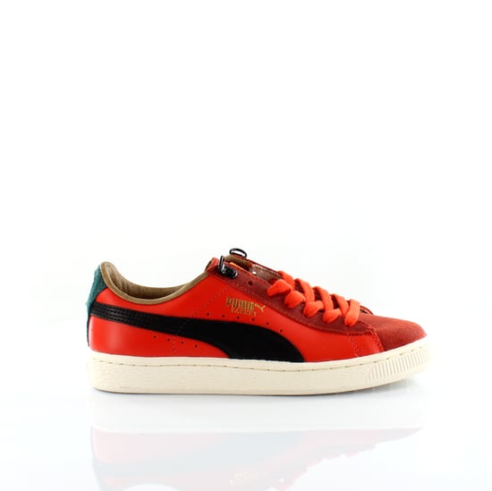 Puma Basket Classic MMQ Machts Mit Quautät Red Leather Mens Trainers 355551 03