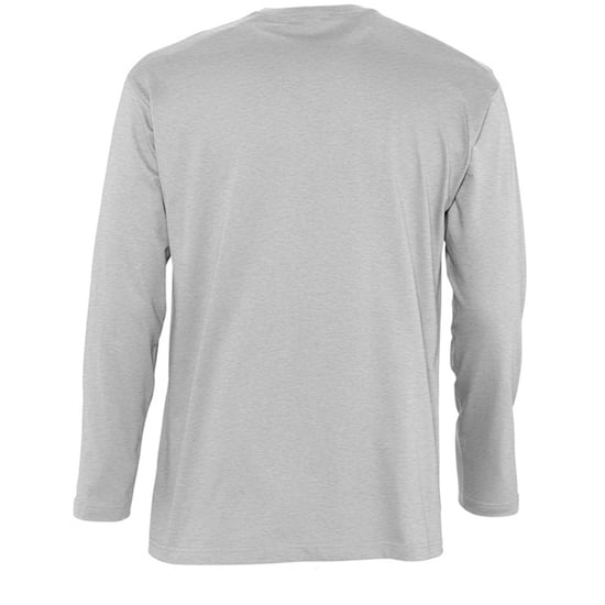 SOLS Mens Monarch Long Sleeve T-Shirt (Grey Marl)