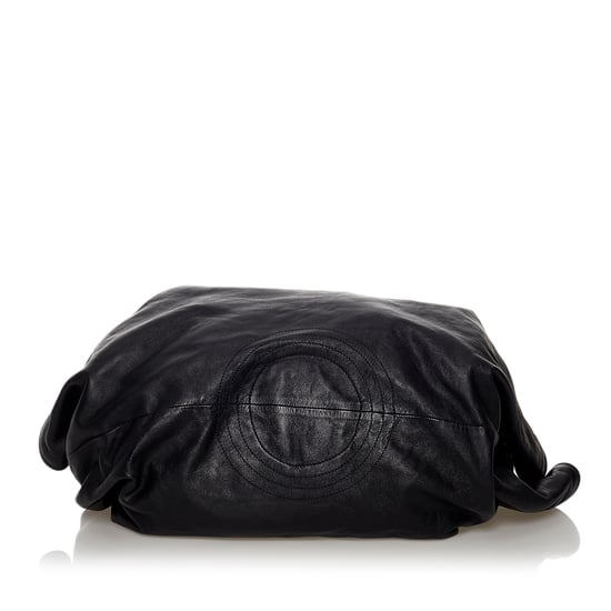 Vintage Loewe Nappa Aire Leather Tote Bag Black - Image 4