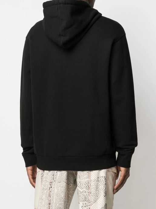 Palm Angels Paris gespoten logo zwarte hoodie - Image 2