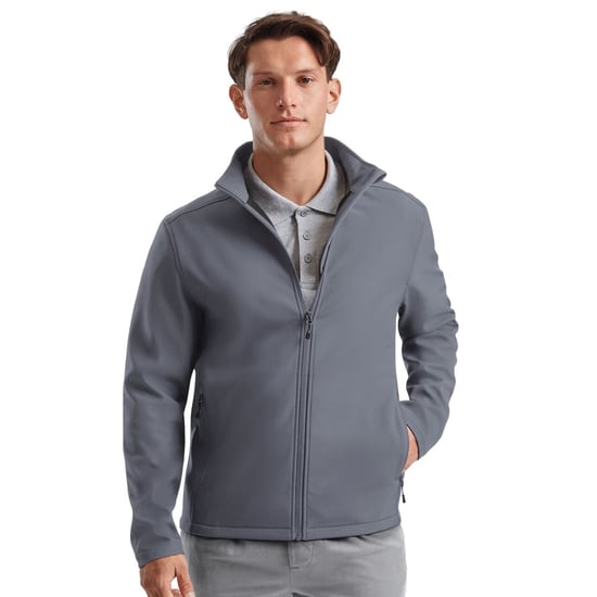 Russell Heren Essential Soft Shell Jas (IJzergrijs) - Image 2