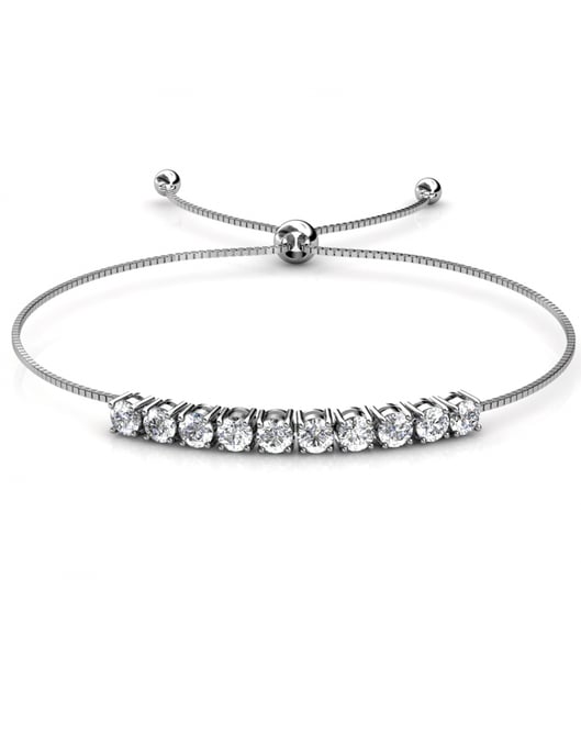 Ronde kristallen Mia-set en doos - Kristal - Image 2