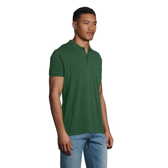 SOLS Heren Planet Poloshirt (Fles groen) - Image 3