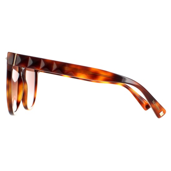 Valentino Round Womens Havana Violet to Brown Gradient VA4083