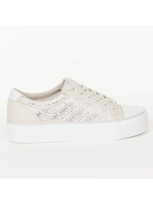 Guess damessneakers met logo, maat 4G, zilver - Image 4