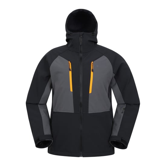 Mountain Warehouse Heren Axis Extreme Softshell Ski-jas (Zwart) - Image 1