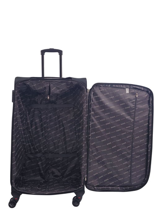 Soft 8 Wheel Luggage Light Travel Suitcases