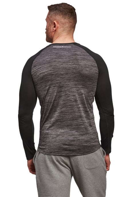 Big & Tall Performance Long Sleeve Tee - Black