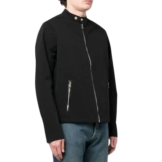 Diesel Plain Black Thin Jacket