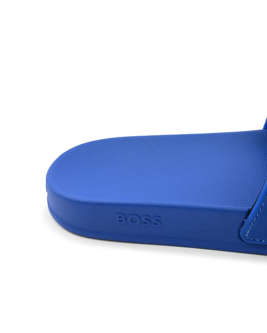 Men's Boss Kirk Sliders in Blue - Image 4